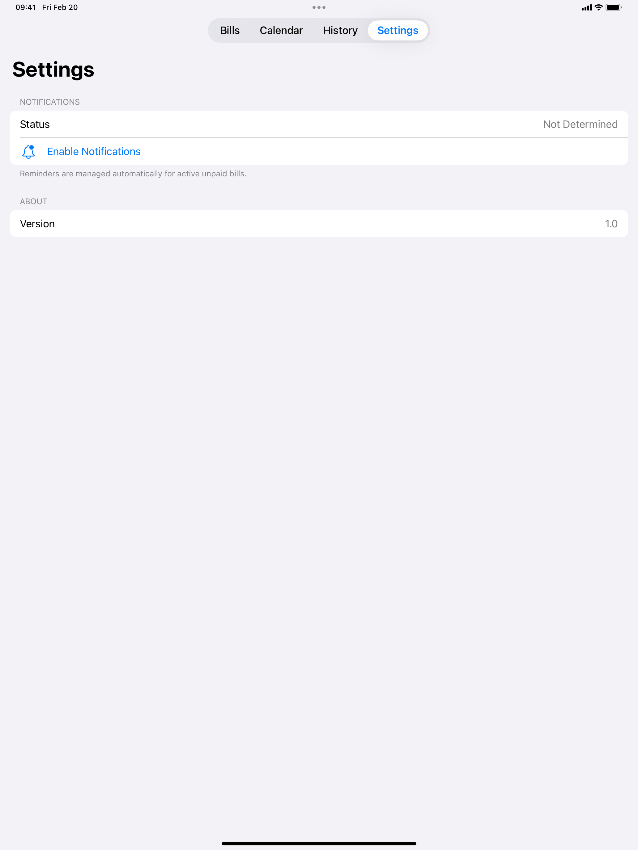 BillPing: Bill Tracker