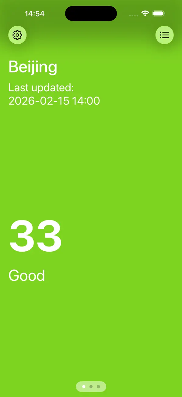 Screenshot #1 pour Air Quality CN