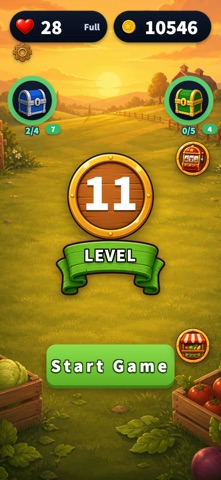 Tasty Farm: Match 3 Cooking iPhone screenshot