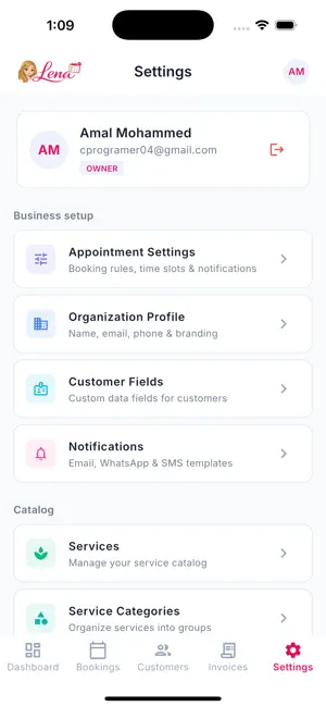 Lena Booking screenshot 3