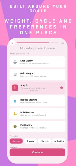 CycleFit - Period & Diet screenshot 3