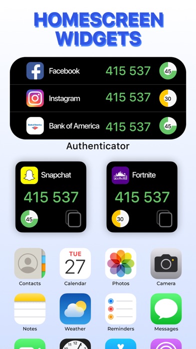Authenticator App , Screenshot