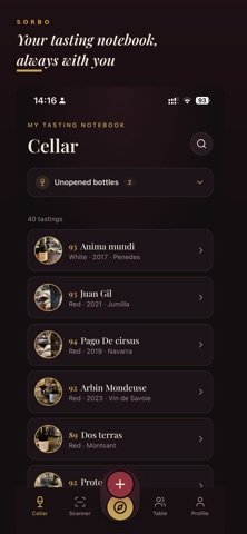 Sorbo: Wine Tasting Notes Screenshot 1 of 7