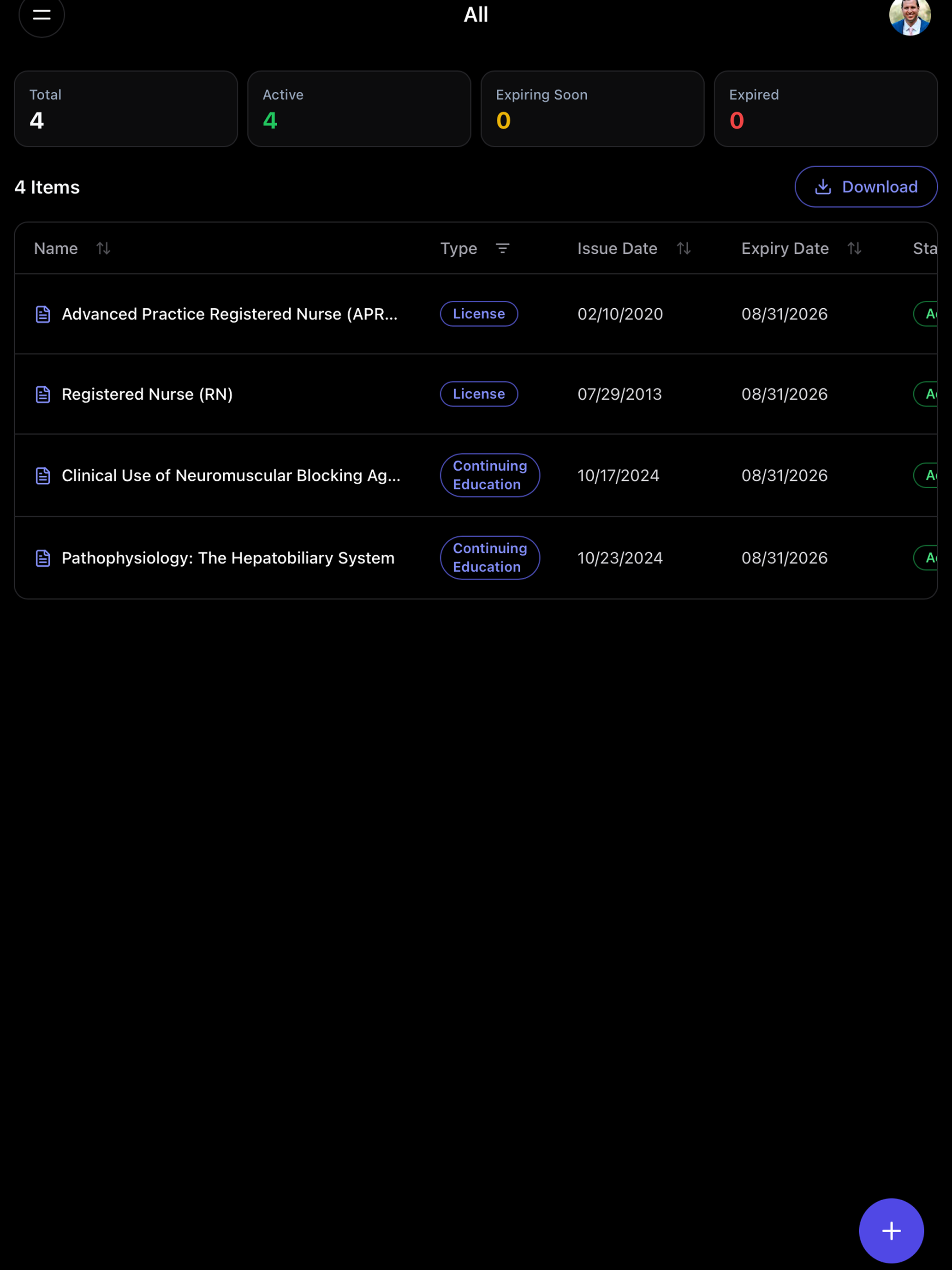 License Tracker by HealthTasks screenshot 6