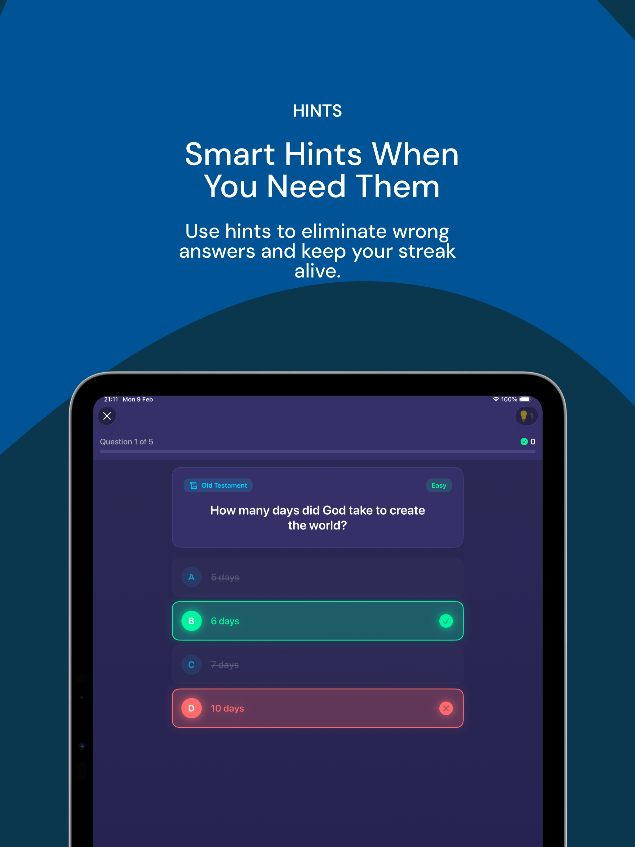 BibleWise - Bible Quiz Game