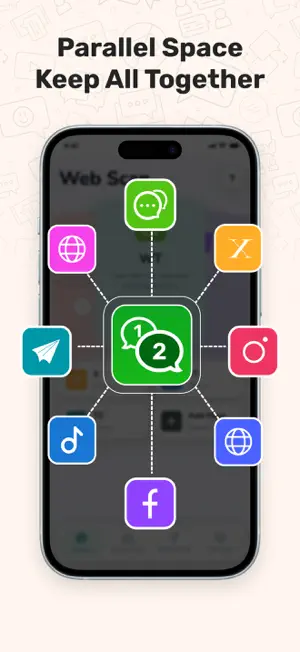 Whats Web - Dual App Messenger screenshot 2
