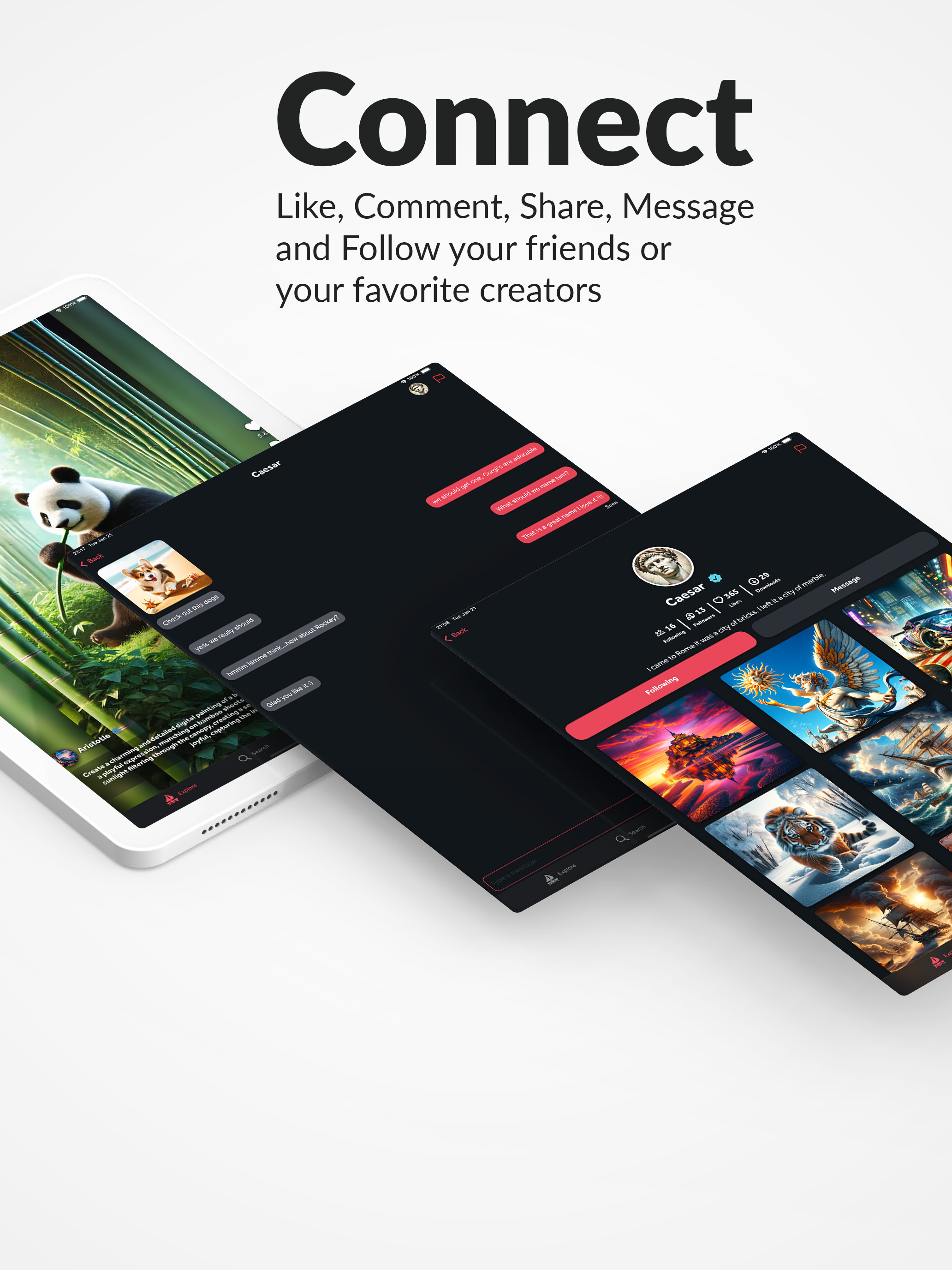 tydai – AI Art, Chat, Connect screenshot 11