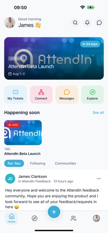 AttendIn Events screenshot