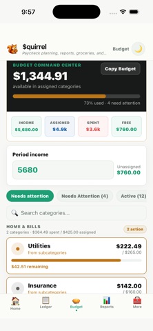 $quirrel - Budget & Finance screenshot