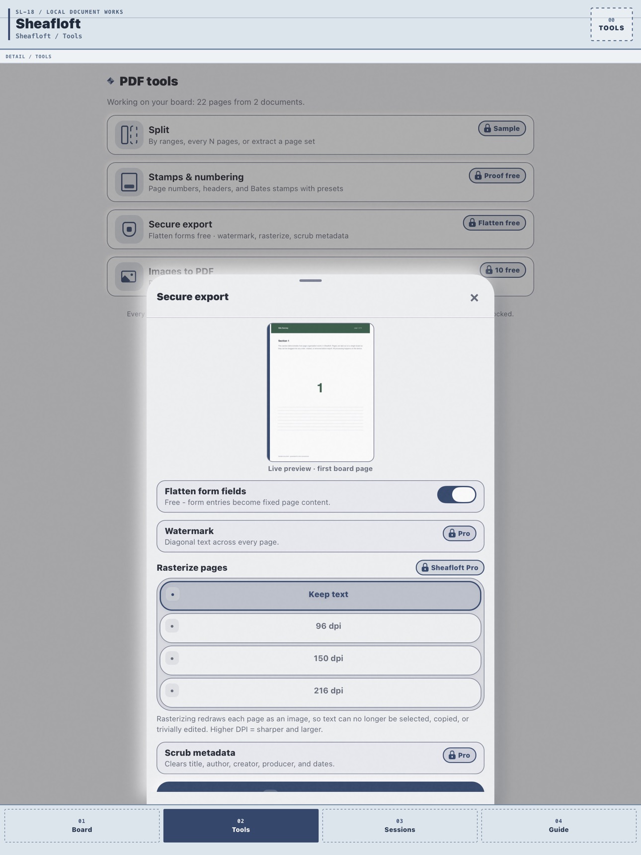 Screenshot 11 of Sheafloft: PDF Workbench