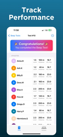 Beep Test for VO2 Max screenshot