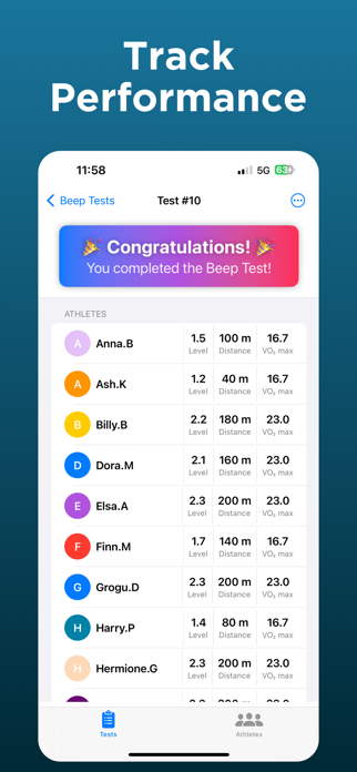 Beep Test for VO2 Max Screenshot 3 of 7
