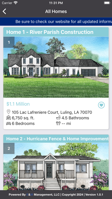 New Orleans Parade of Homes Screenshot