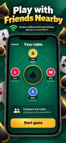 Spades: Offline Cards Game screenshot 2