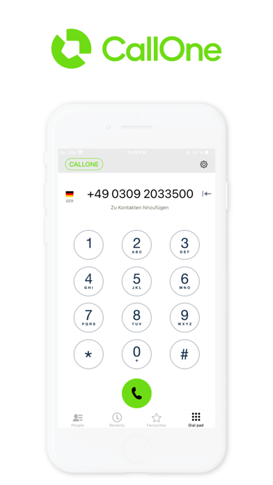 CallOne Softphone Screenshot