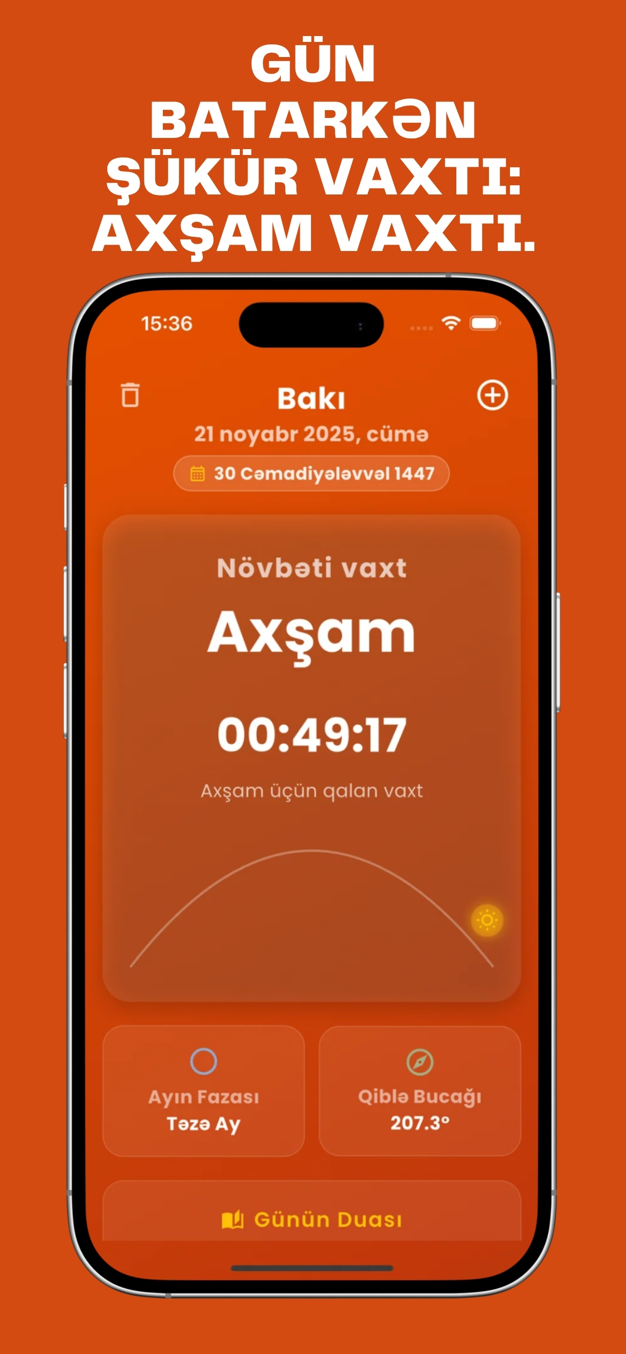 Namaz Vaxtlarım: Azərbaycan screenshot 7