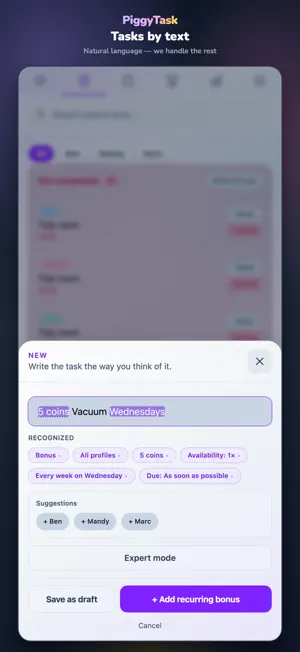 PiggyTask screenshot 2