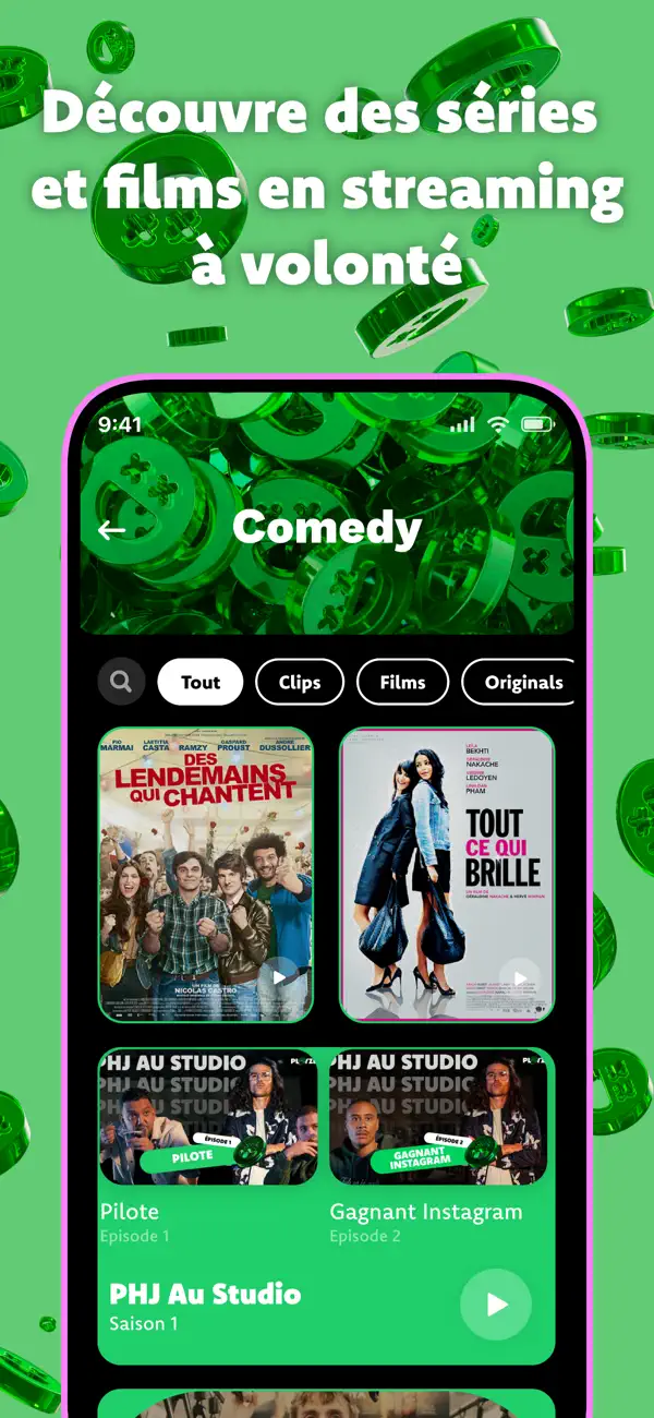 Screenshot #2 pour Playzer - Musique et Comédie
