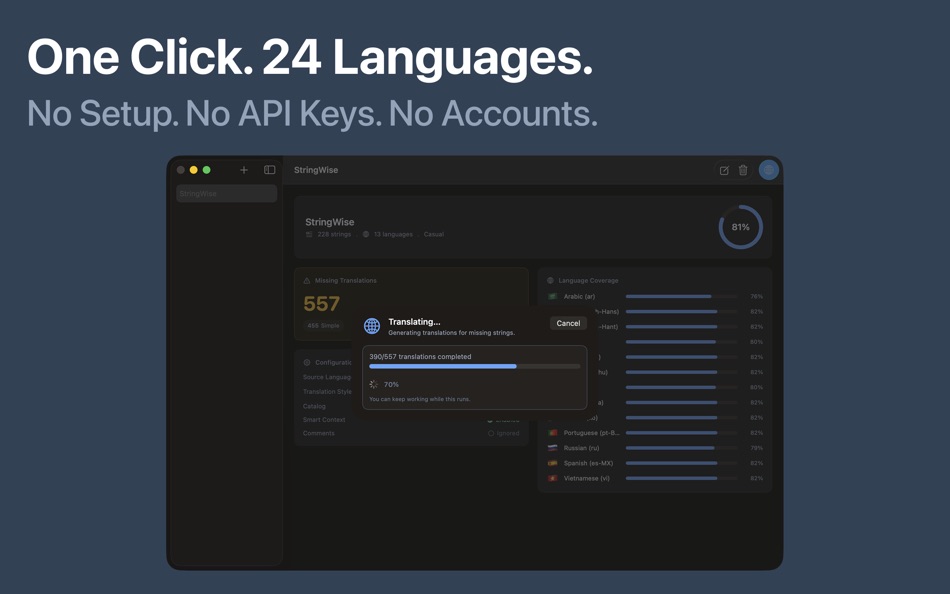 #2. StringWise - App Localization (macOS) De: Kornel Varga