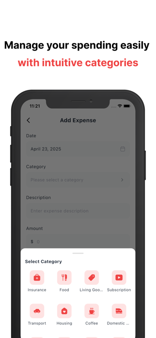 Spendie - An Expense Tracker Screenshot 4 of 5