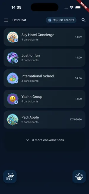 OctoChat – AI Live Translation screenshot 1
