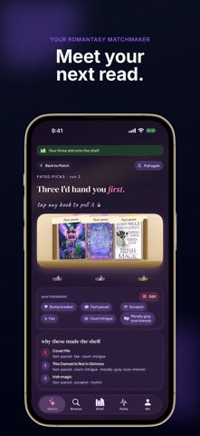 Fated Pages: Romantasy Recs Screenshot 1 of 6
