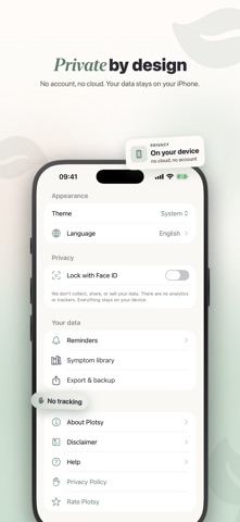 Plotsy: Symptom Diary Screenshot 5 of 6