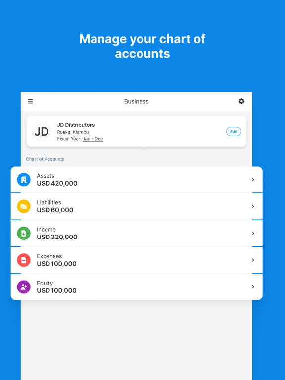 BOOKKEEPA™ iPad screenshot 5 - Business app