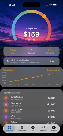 BeautifulBudget Screenshot 3 of 5