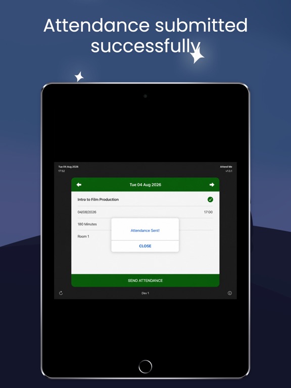 AttendMe iPad screenshot 3