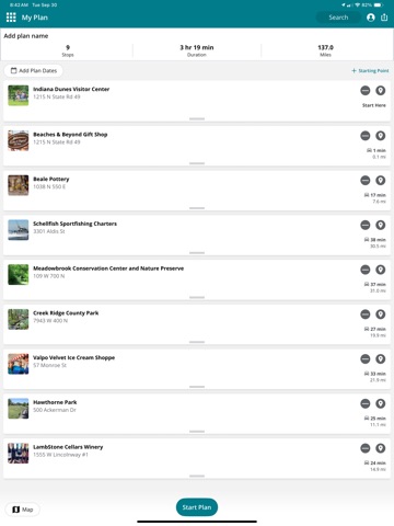 Indiana Dunes Tourism iPad screenshot