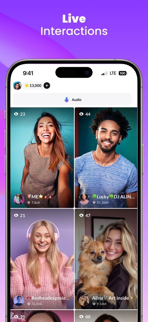 Tango - Live Stream, Connect - Dynamic Live Rooms