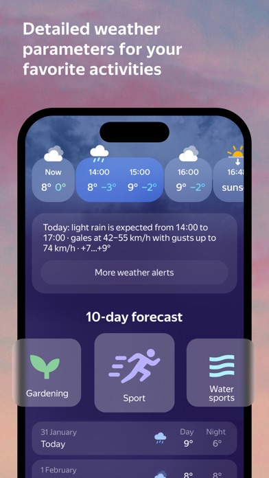 Meteum: weather radar・forecast Screenshot