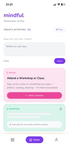 Mindful: Daily Wellness Screenshot 3 of 6