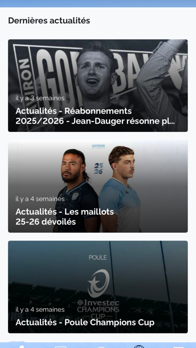 Aviron Bayonnais Rugby Pro Screenshot