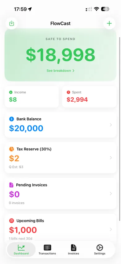FlowCastFinance screenshot 1