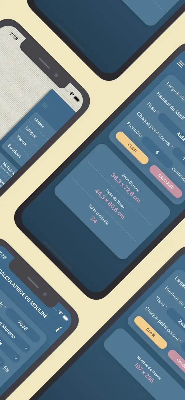 Screenshot #2 pour Calculateurs de Point de Croix