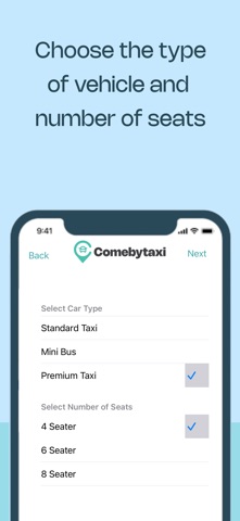Comebytaxi screenshot