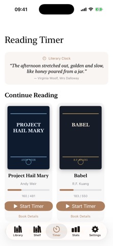 Shelfie: Book Tracker Screenshot 2 of 5