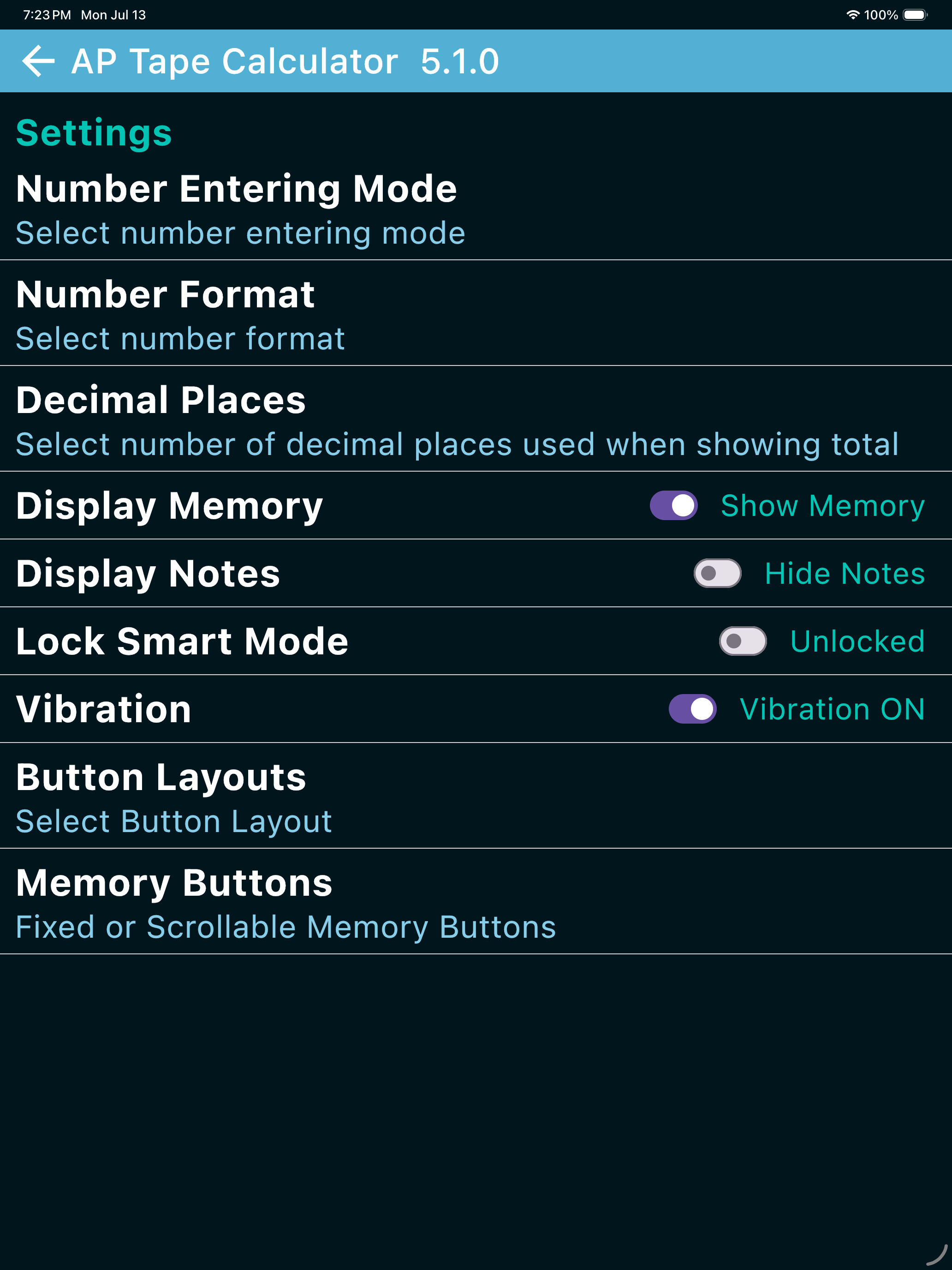 AP Tape Calculator screenshot 12