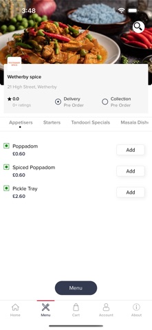 Wetherby Spice Online screenshot