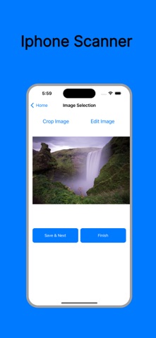 Scanner-Live: PDF Document iPhone screenshot