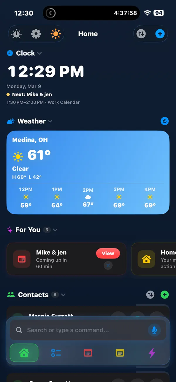 Screenshot #1 pour Sebastian - Daily Assistant