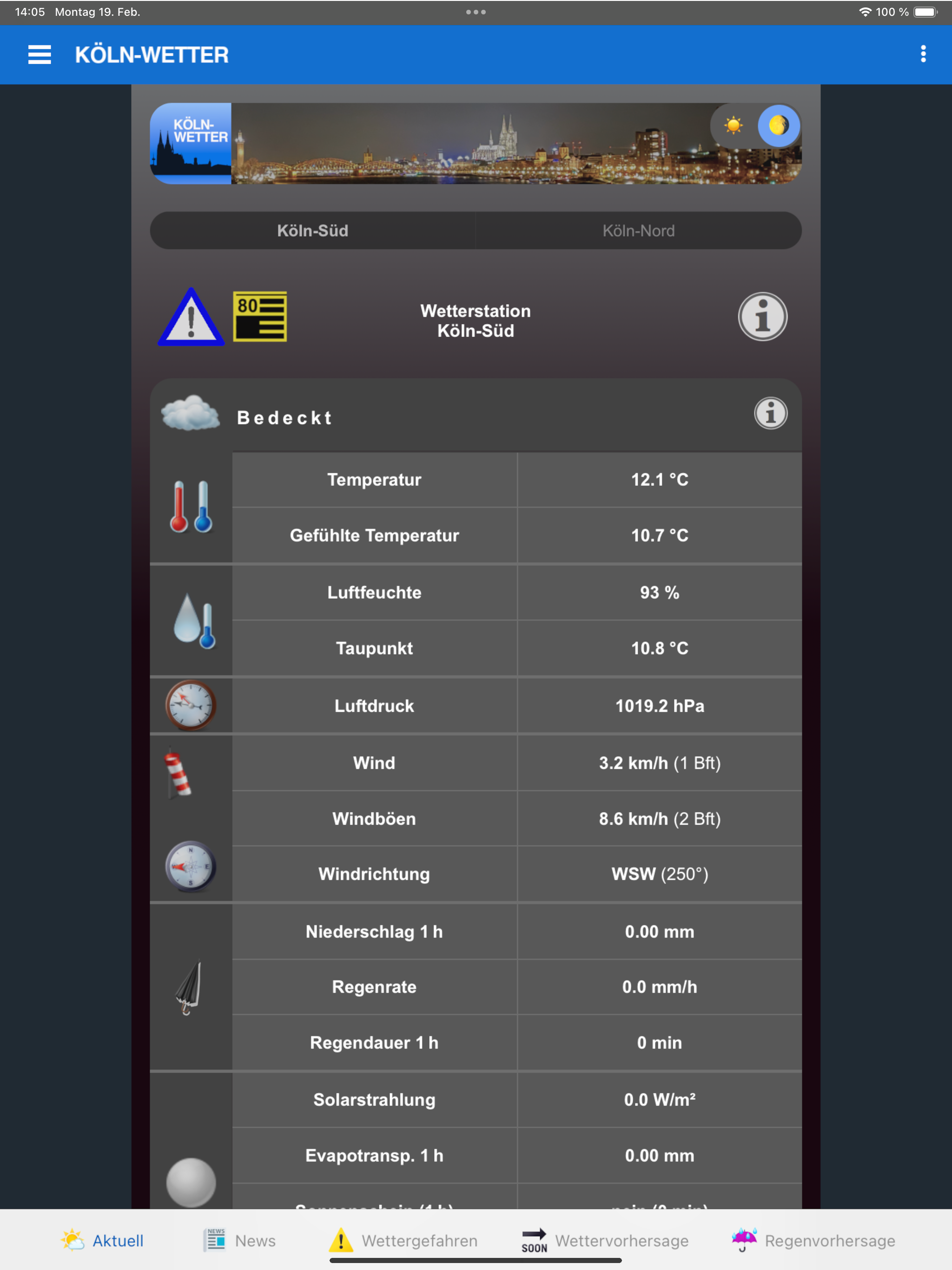 Köln-Wetter screenshot 10