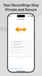 Pure AI Note screenshot