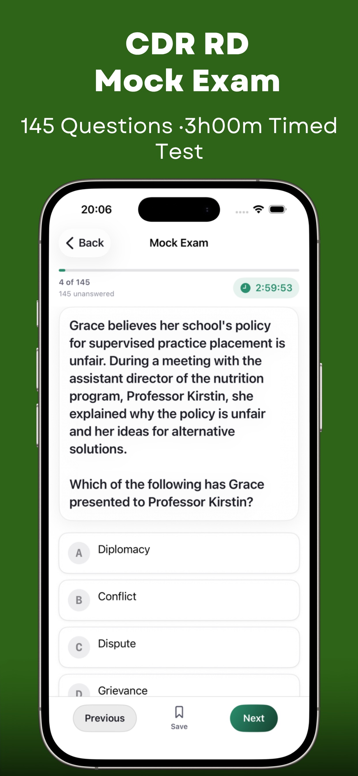 Screenshot 5 of CDR RD Exam Prep 2026 Pocket