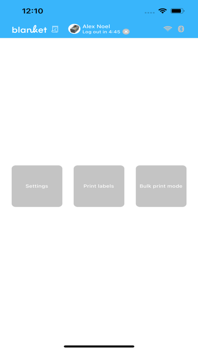 Blanket Labels Screenshot