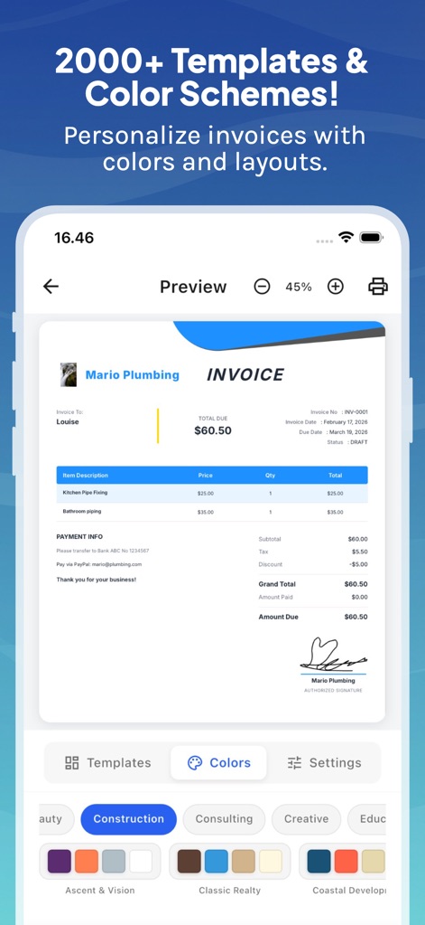 MB Invoice Maker - mb-invoice-maker-templates-and-colors