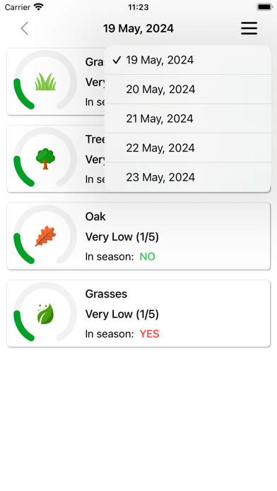 Air Quality & Pollen Tracker Screenshot