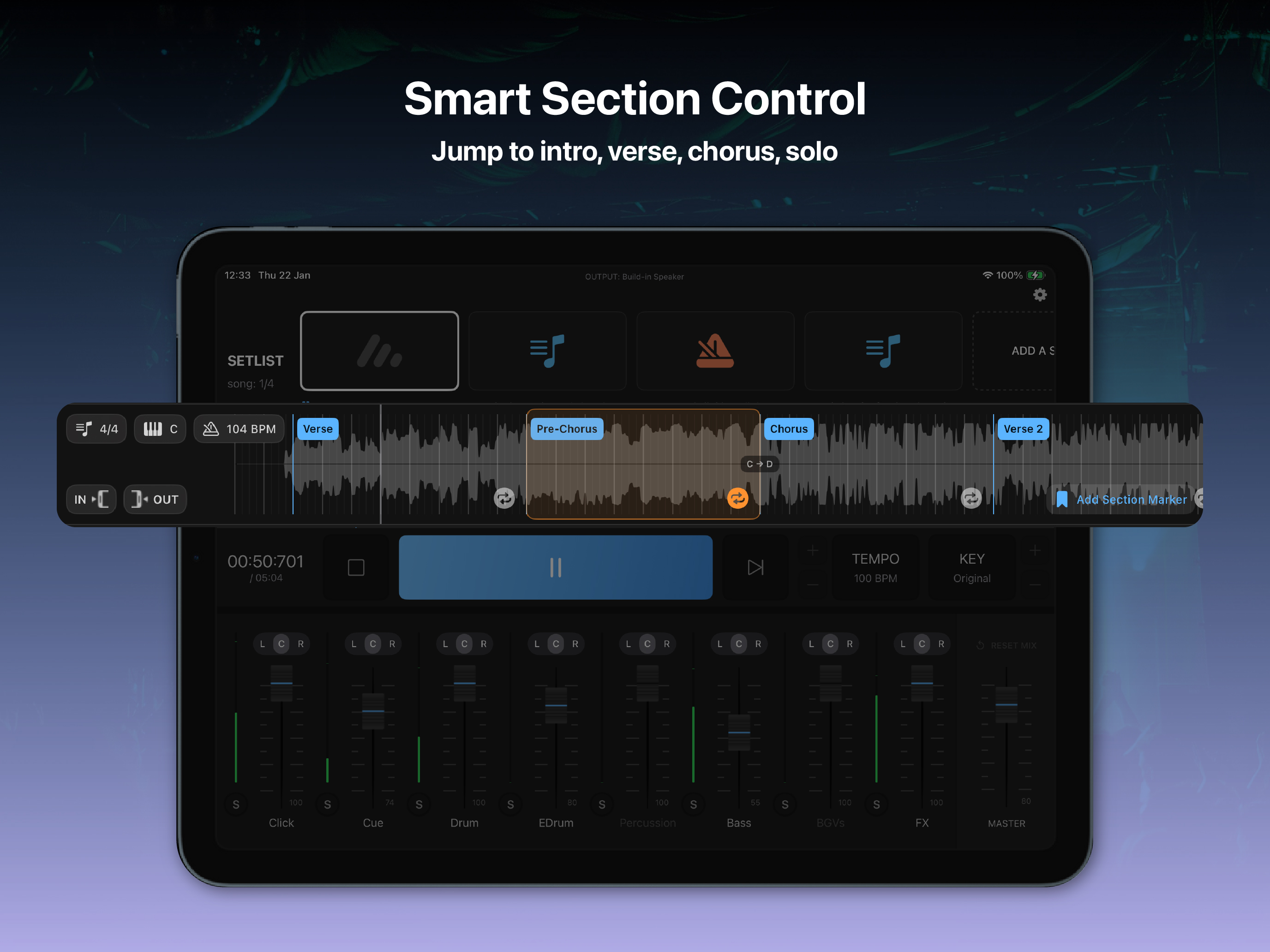MUSE – Backing Track Player screenshot 11
